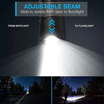 Vont LED Tactical Flashlight, Ultra Bright LED Flashlight, Smart Compact Design, Anti-Slip Surface, 3 Modes, High in Lumens, Handheld Light, Suitable Camping, Hiking etc.