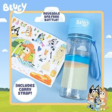 Bluey Decorate Your Own Water Bottle for Kids