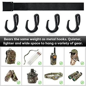 Dual Treestand Strap Hangers for Organized Hunting Gear