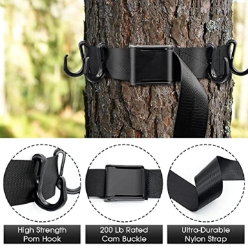 Dual Treestand Strap Hangers for Organized Hunting Gear