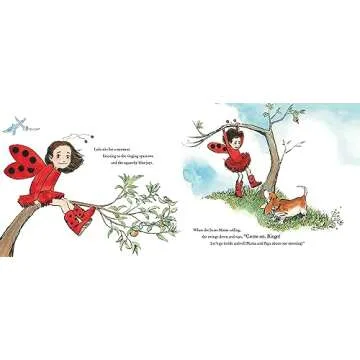 Vibrant Ladybug Girl Costume for Creative Kids 3-8