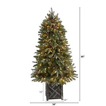 5ft Colorado Fir Artificial Christmas Tree with LED Lights