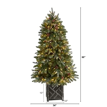 5ft Colorado Fir Artificial Christmas Tree with LED Lights