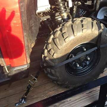 LE KAPMOZ 3/8” Heavy Duty D Rings Tie Down Anchors Hooks for Trailer Truck Bed Pickup RV Camper ATV Boat Kayak Motor Bike Floor Wall Surface Mount Bracket Enclosed Points (4 Pack)