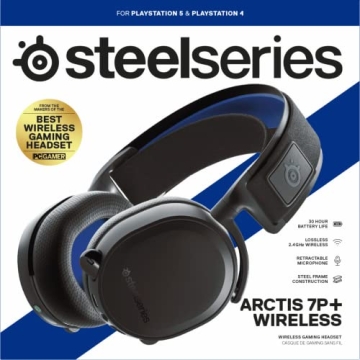 SteelSeries Arctis 7P+ Gaming Headset for PS5 and PC
