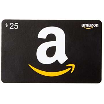 Amazon.com $25 Gift Card in a Gold Reveal
