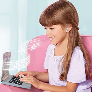 Disney Princess Style Collection Laptop with Phrases, Sound Effects & Music! Girls Toy Pretend Laptop