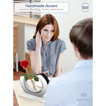 Elegant Round Glass Vase for Home Decor and Gifts