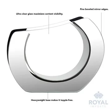 Elegant Round Glass Vase for Home Decor and Gifts