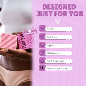 Goddess Of The Sea Beauty Bar Premium Yoni Bar – pH Balance Feminine Wash – Natural Ingredients Feminine Care Daily Oil Great for Razor Bumps, Dryness, BV, Odor – 3oz Yoni Bar