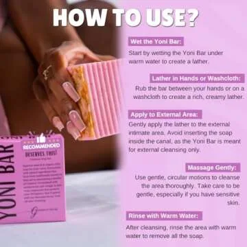 Goddess Of The Sea Beauty Bar Premium Yoni Bar – pH Balance Feminine Wash – Natural Ingredients Feminine Care Daily Oil Great for Razor Bumps, Dryness, BV, Odor – 3oz Yoni Bar