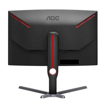 AOC GAMING CQ27G3S Frameless Curved Gaming Monitor, QHD 2K 2560x1440, 1000R VA, 165Hz 1ms, FreeSync Premium ,Black