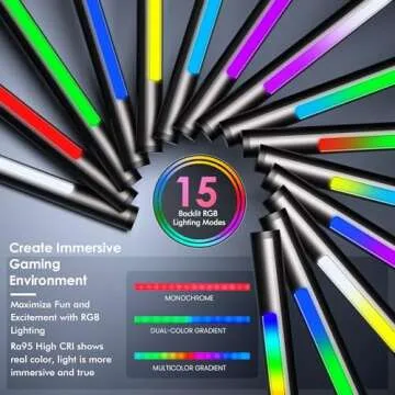 Quntis RGB Pro+ Monitor Light Bar - Eye-Care Design & Remote