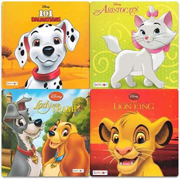Disney Classic Storybook Collection for Toddlers Kids ~ 8 Disney Books Bundle Featuring Dumbo, Lion ...