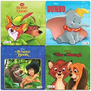 Disney Classic Storybook Collection for Toddlers Kids ~ 8 Disney Books Bundle Featuring Dumbo, Lion King, The Jungle Book, 101 Dalmatians and More | Disney Bedtime Book Stories Set