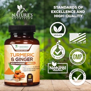 High Potency Turmeric Curcumin Supplement for Joint Health