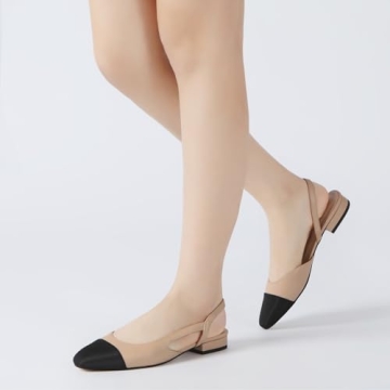 Athlefit Women's Stylish Slingback Flats for Weddings