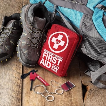 Swiss Safe First Aid Kit: 200-Piece Emergency Essentials