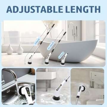 Electric Spin Scrubber - Cordless Home Cleaning Wonder