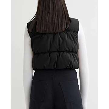 Stylish SySea Women's Lightweight Crop Puffer Vest for All Seasons