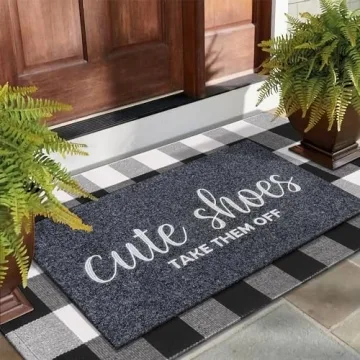 Stylish AOAOPQ Welcome Doormat for Your Entryway