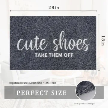 Stylish AOAOPQ Welcome Doormat for Your Entryway