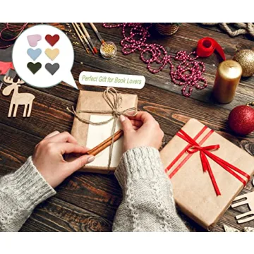 Cute Heart-Shaped Faux Leather Bookmarks – 6 Pack