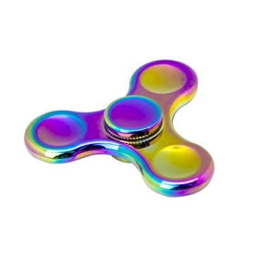 Rainbow Fidget Spinner - Stainless Steel Fidget Toy for All