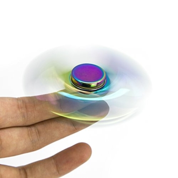 Rainbow Fidget Spinner - Stainless Steel Fidget Toy for All