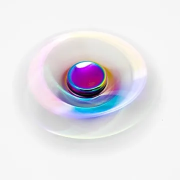 Rainbow Fidget Spinner - Stainless Steel Fidget Toy for All