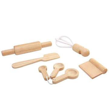 PlanToys Pretend Play Kitchen Baking Set for Kids