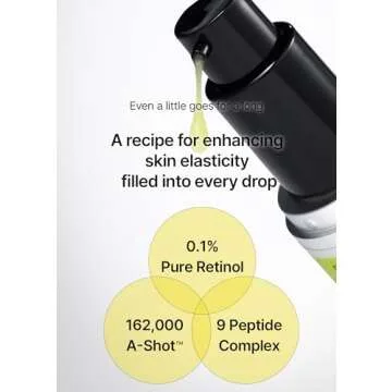 celimax The Vita A Retinol Shot Tightening Serum | with Pure Vitamin A Retinol, Peptide, Pore Minimizer, Wrinkles & Fine Lines, Firmer Skin, Anti-Aging, Skin Smoothing 30ml