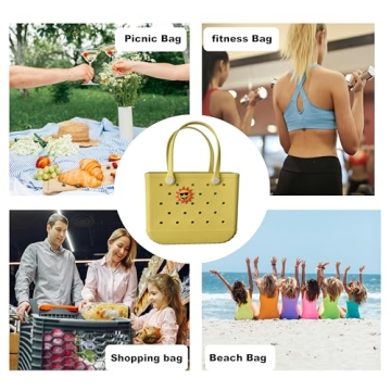 ZINGRISE Waterproof Beach Bag - Lightweight Travel Tote Bag