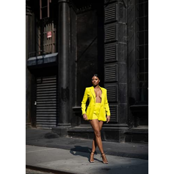 Chic Women’s Blazer Shorts Outfit for Office & Casual Wear