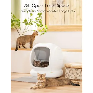 MeoWant Self-Cleaning Cat Litter Box for Large Cats