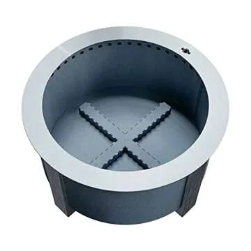 Breeo Smokeless Fire Pit (X Series 24) | Corten Steel | Portable & Versatile for Cooking