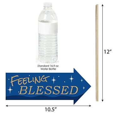 Big Dot of Happiness Funny Ramadan - Eid Mubarak Photo Booth Props Kit - 10 Piece