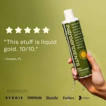 Ingreendients Tea Tree Hair Conditioner - Organic, Sulfate-Free, Color-Safe, Silicone-Free, Cruelty-Free, with Shea Butter and Jojoba Oil