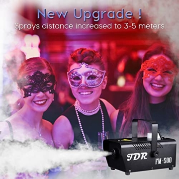 Mini 500W Fog Machine with Wireless Remote Control