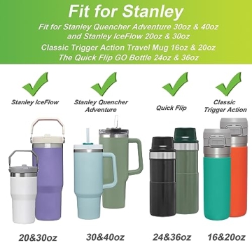 AIERSA Silicone Boot for Stanley Tumblers 2-Pack Included