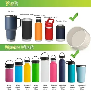 AIERSA Silicone Boot for Stanley Tumblers 2-Pack Included