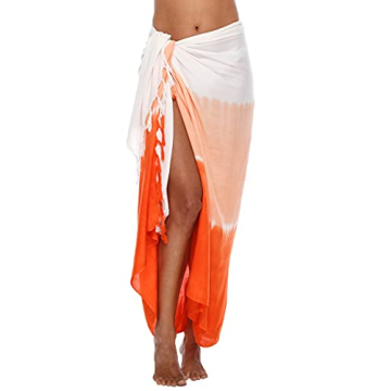 SHU-SHI Sarong Wraps For Women Beach Cover Up Skirt Swimsuit Wrap Pareo Coverups