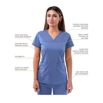 Adar Women’s Pro Movement Scrub - Stylish & Comfortable