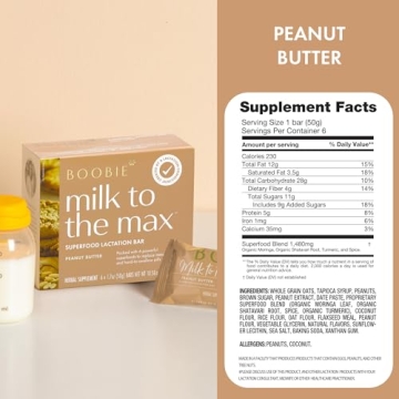 Boobie Bars for Lactation Support and Milk Supply