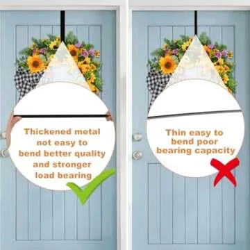 Durable PECULA Wreath Hangers for Every Occasion
