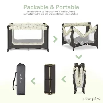 Dream On Me Zodiak Portable Playard Lightweight Easy Setup