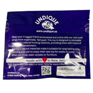 Real Quail Wings for Hunting Dog Training 1 Pair for Scent Training, Bird Scent Training Wings from US Farms to Your Doorstep. We Leave The Natural Scent of The Wings Intact.