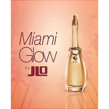 JLo Miami Glow Eau De Toilette 3.4 oz Fresh Tropical Scent