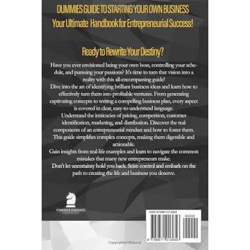 Dummies Guide to Starting Your Own Business: The Simplest, Step-by-Step Guide to Launch a Successful...
