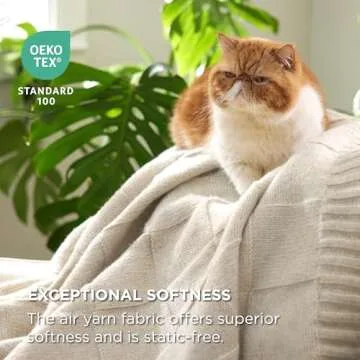 Bedsure Knitted Throw Blanket for Couch - Checkered Blanket for Summer, Soft Cozy and Lightweight Chunky Knit Blanket, Beige Throw Blanket for Living Room, 50x60 Inches